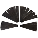 Raw ebony ruler for oud